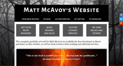 Desktop Screenshot of mattmcavoy.com